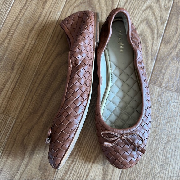 J McLaughlin Brown Woven ballet flats size 8.5 - Picture 4 of 6